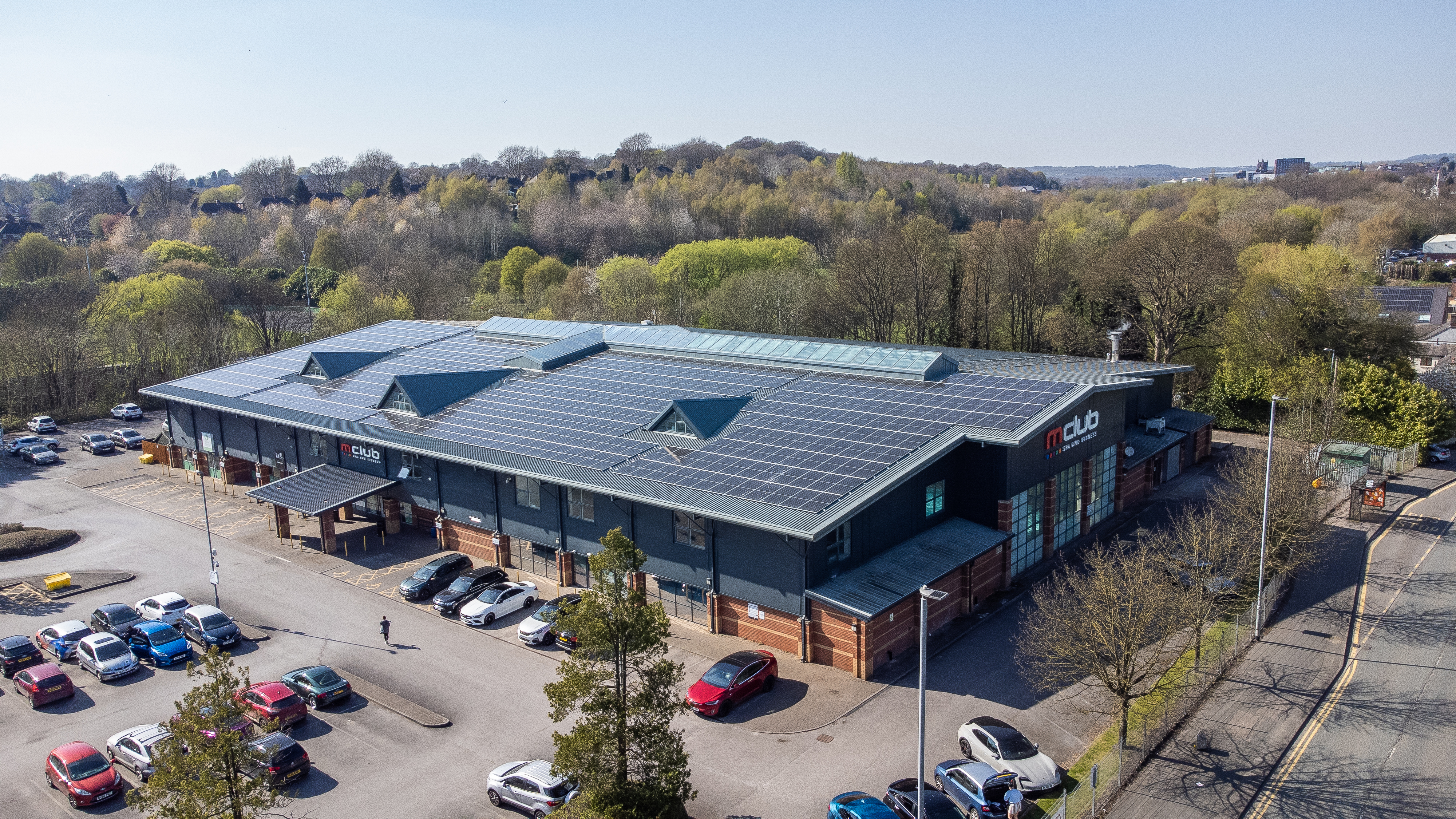 Aerial view of M Club Spa and Fitness