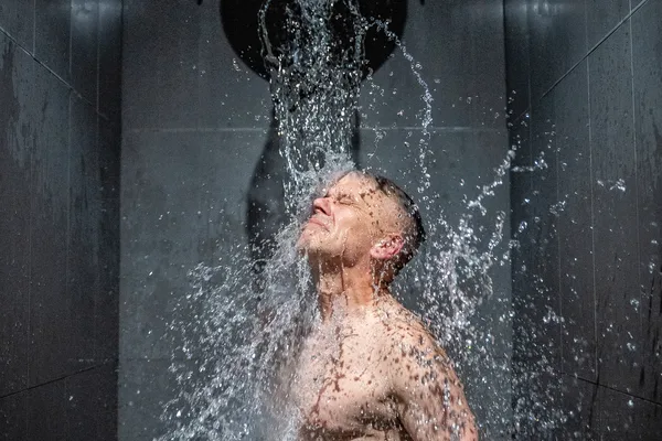 Ice bucket drench shower at M Spa Platinum