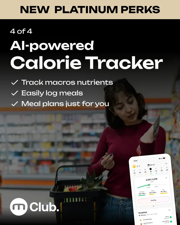 AI-powered calorie tracker with macros, meal logging and personalised meal plans